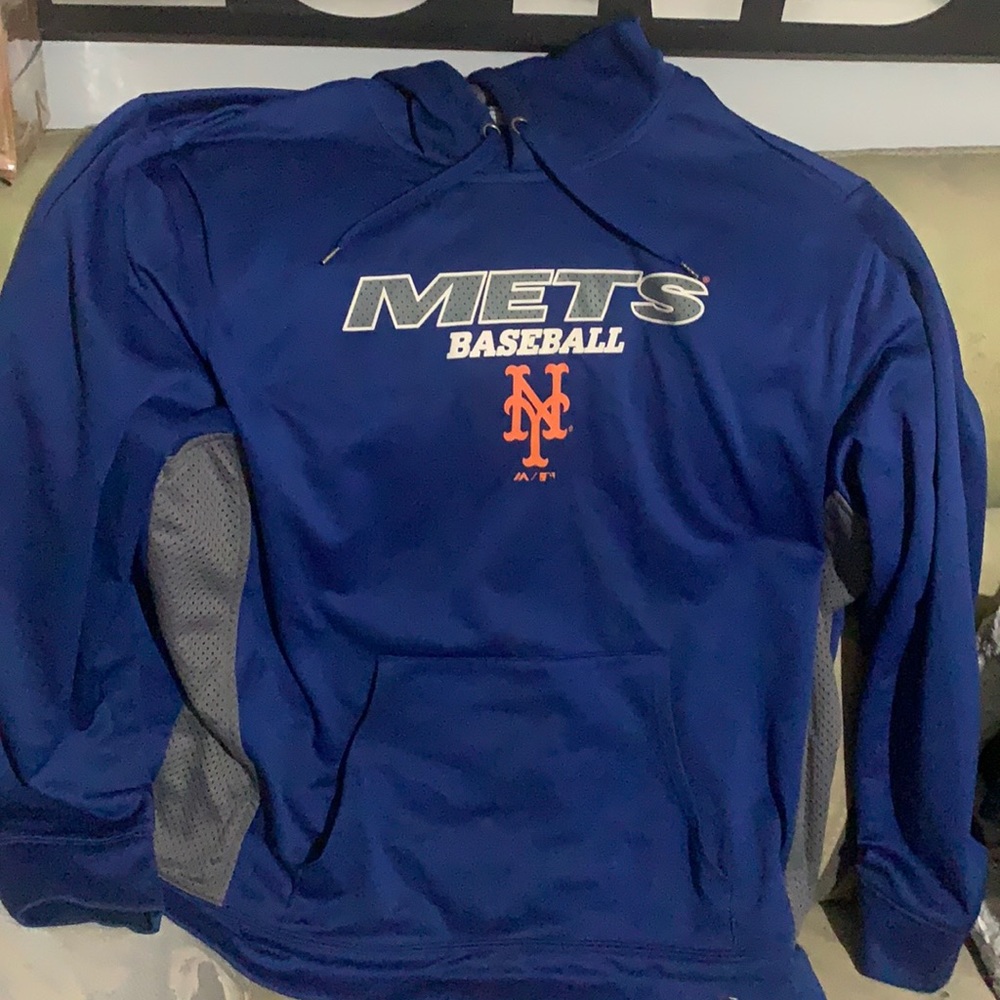 New York mets Hoodie Sweat shirt dri fit therma base Size 2XL